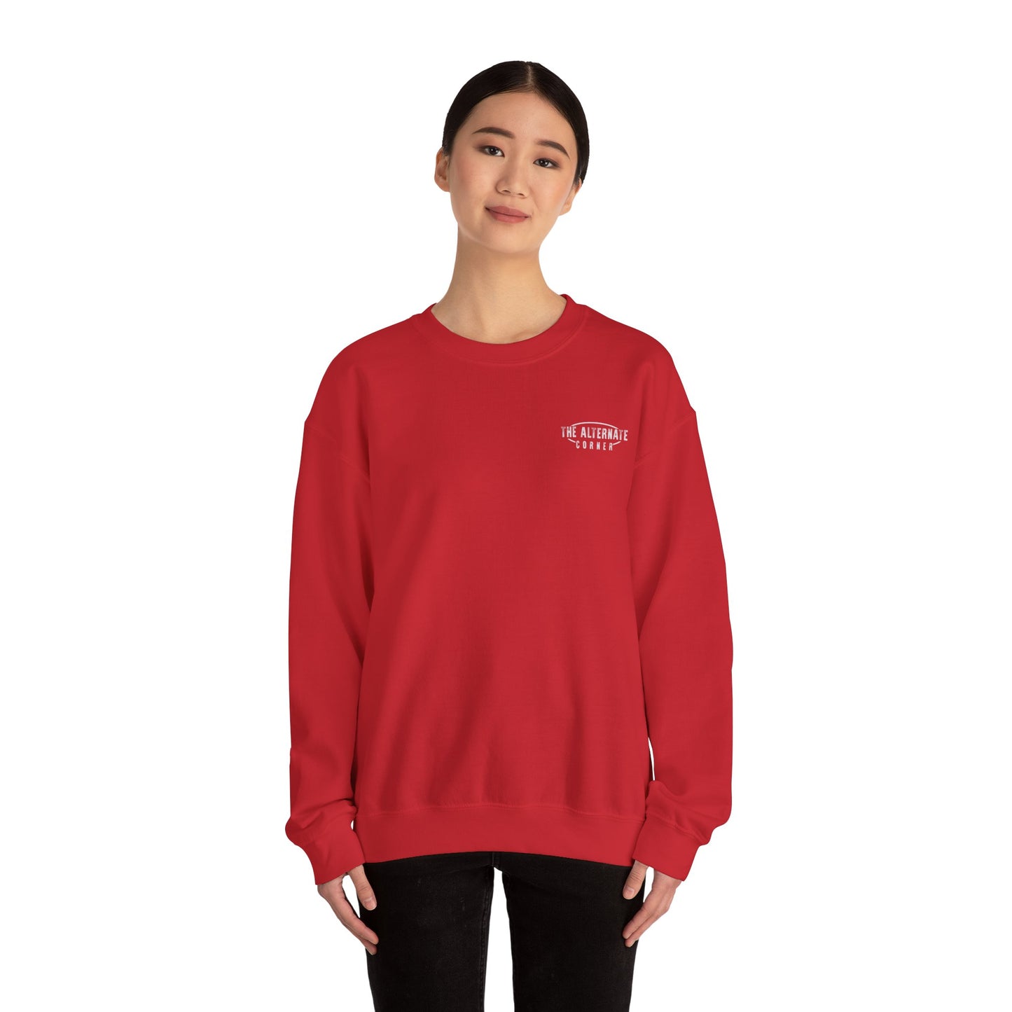 American Customers Only, Logo In The Back, Unisex Heavy Blend™ Crewneck Sweatshirt