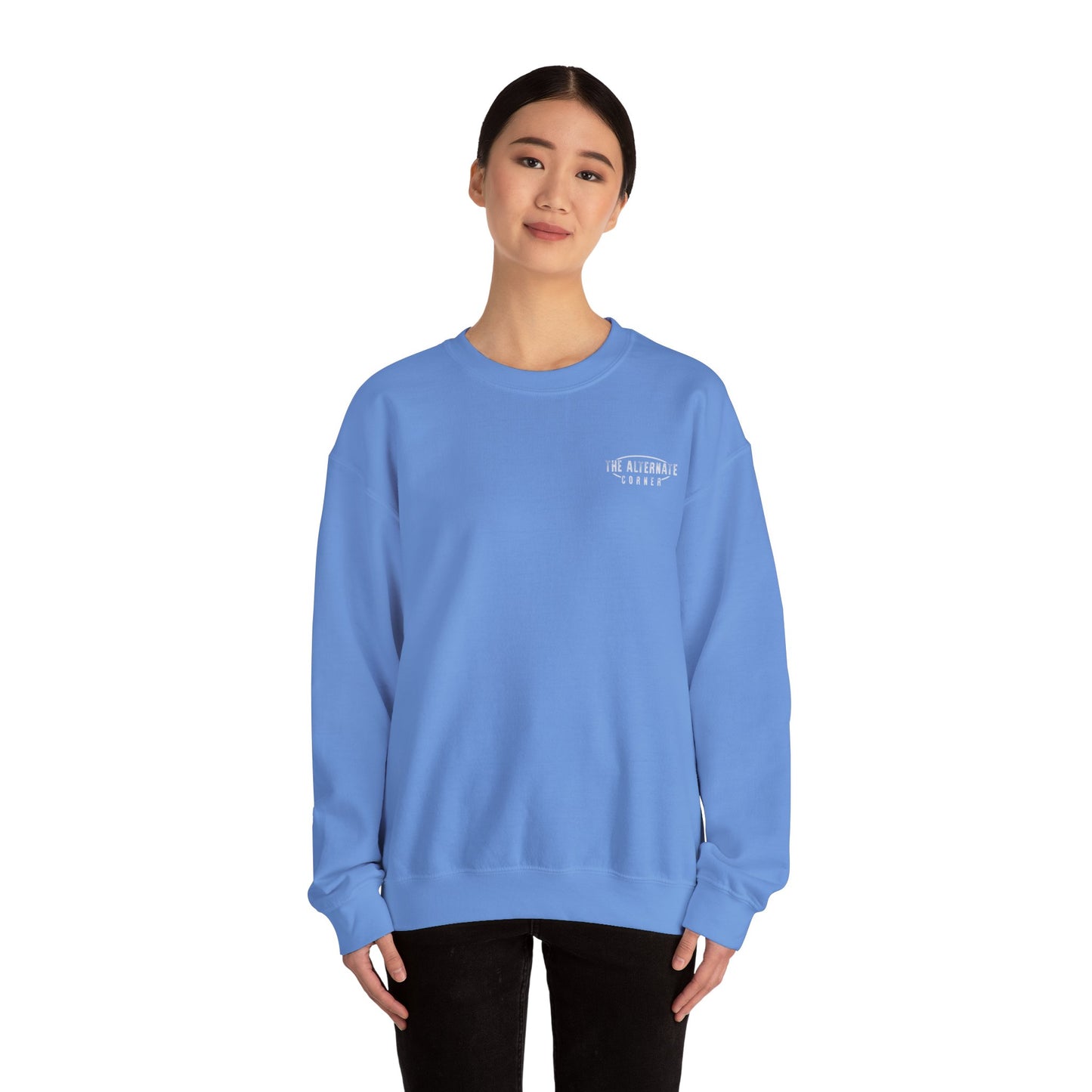 American Customers Only, Logo In The Back, Unisex Heavy Blend™ Crewneck Sweatshirt
