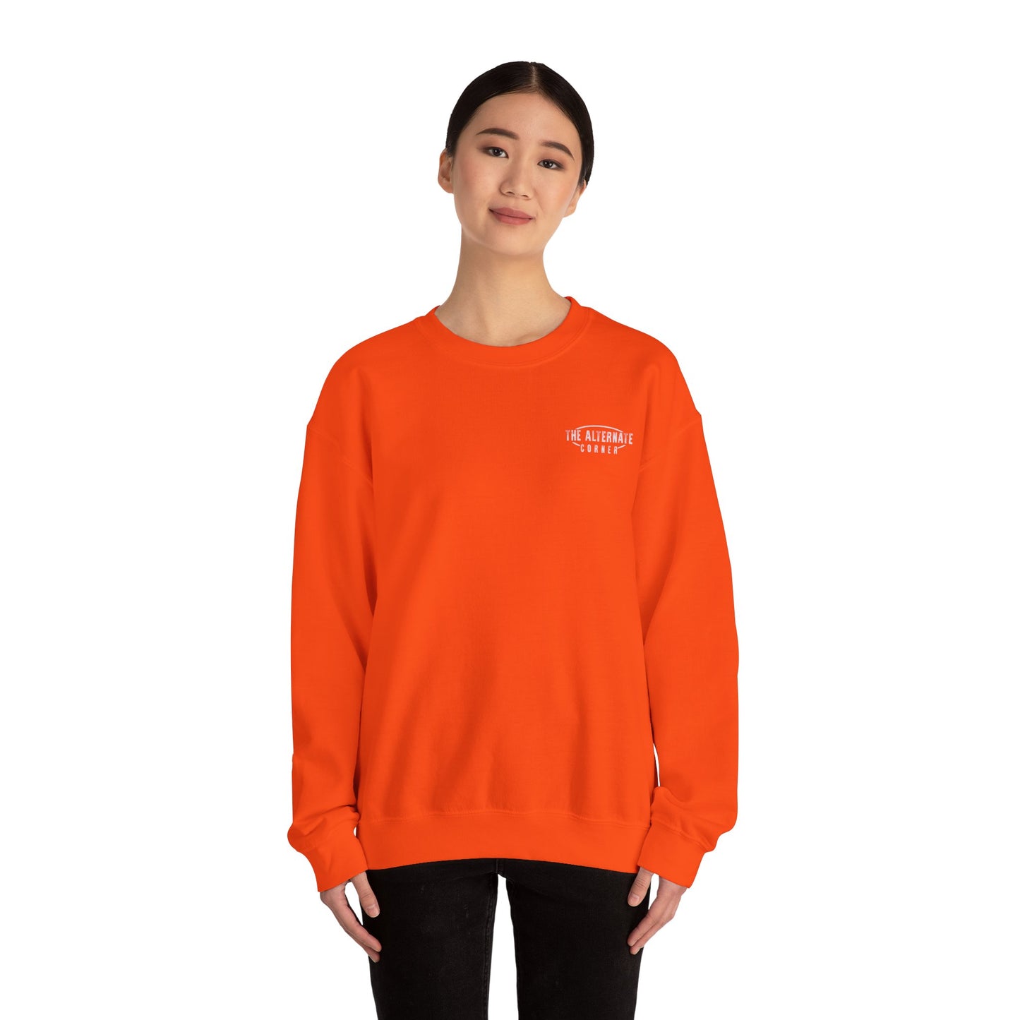 American Customers Only, Logo In The Back, Unisex Heavy Blend™ Crewneck Sweatshirt