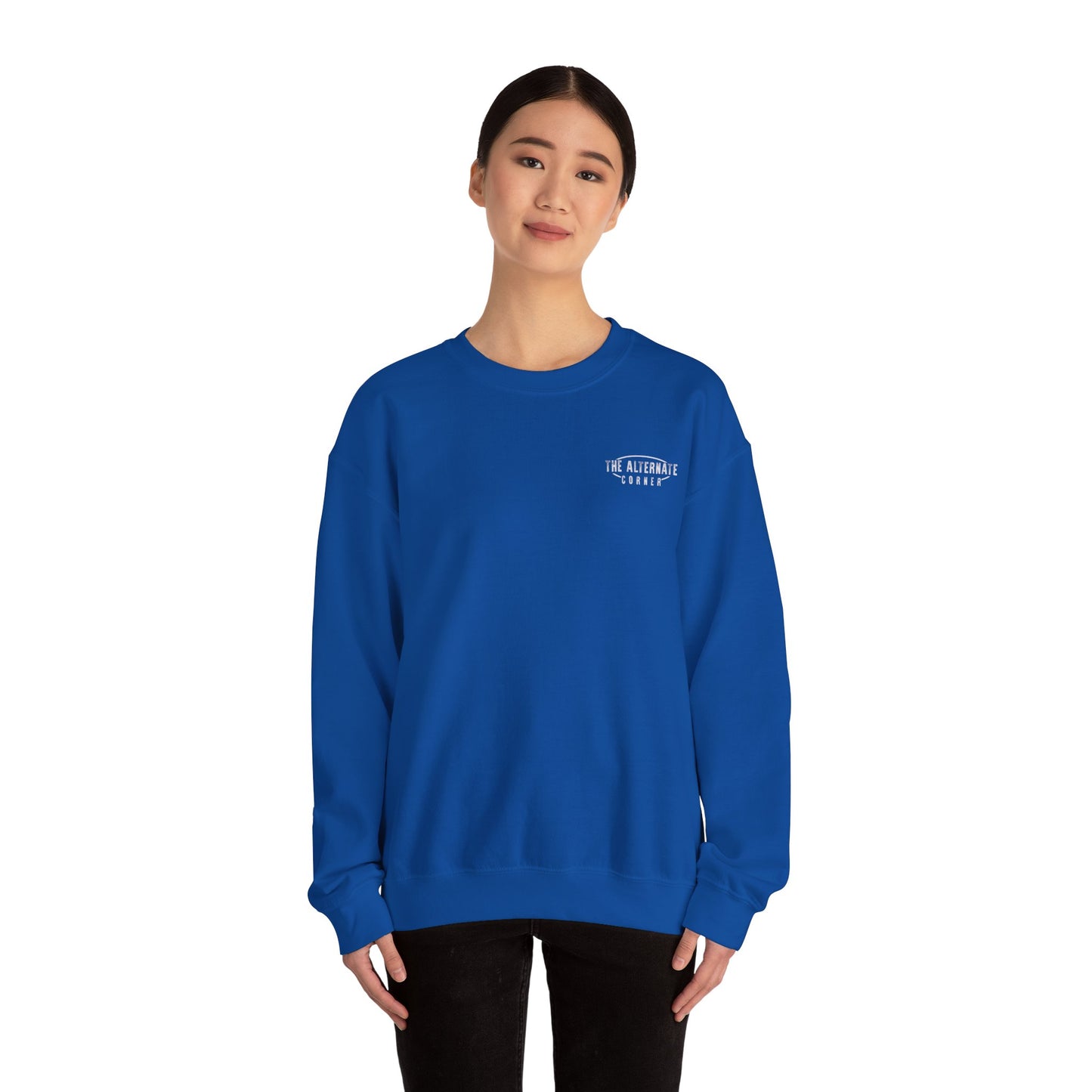 American Customers Only, Logo In The Back, Unisex Heavy Blend™ Crewneck Sweatshirt