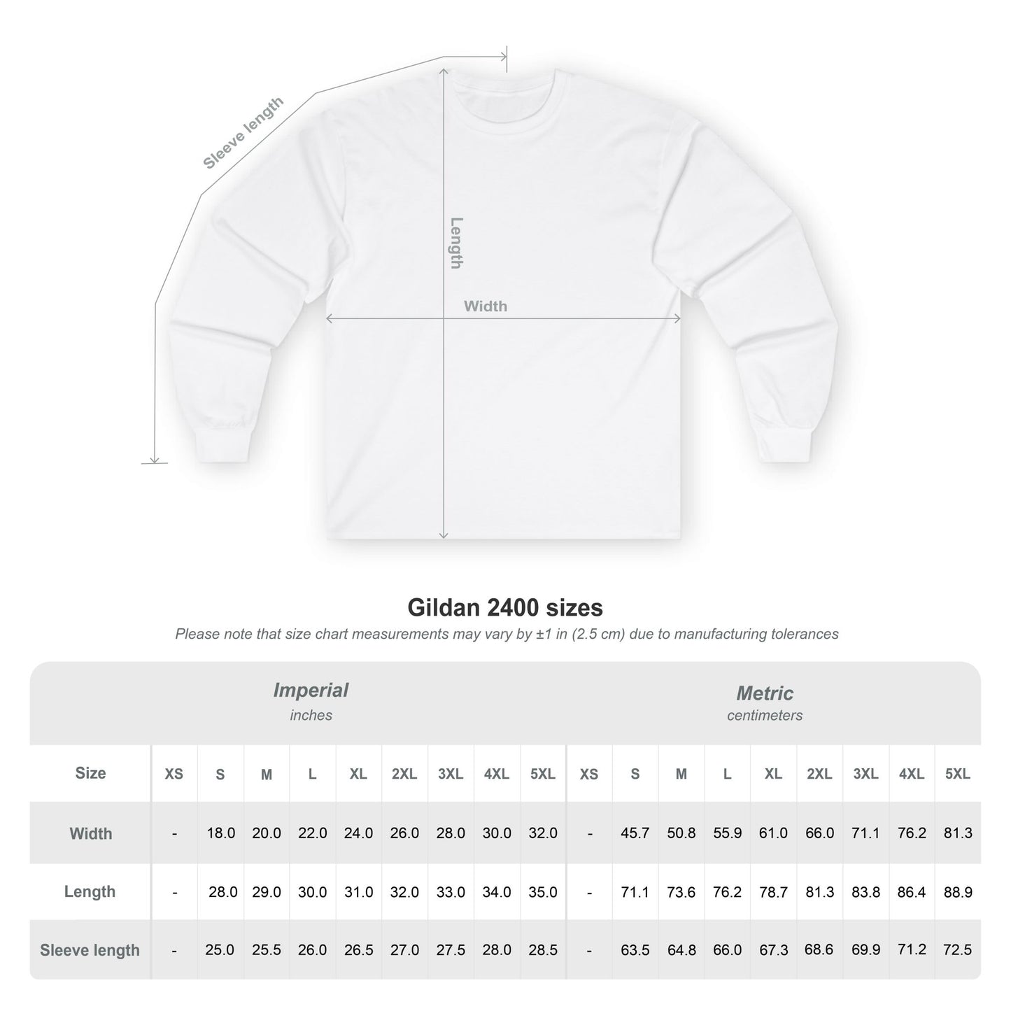 American Customers Only, Unisex Ultra Cotton Long Sleeve Tee