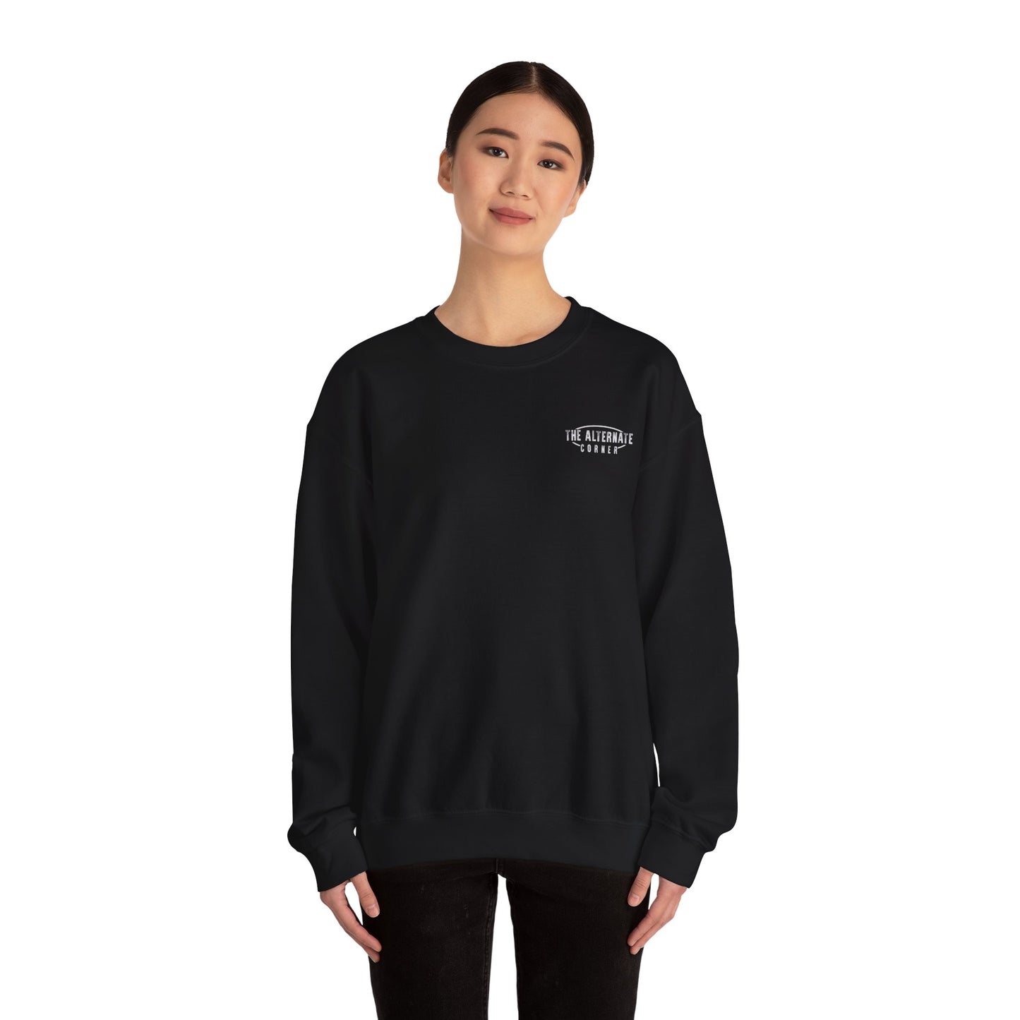 American Customers Only, Logo In The Back, Unisex Heavy Blend™ Crewneck Sweatshirt