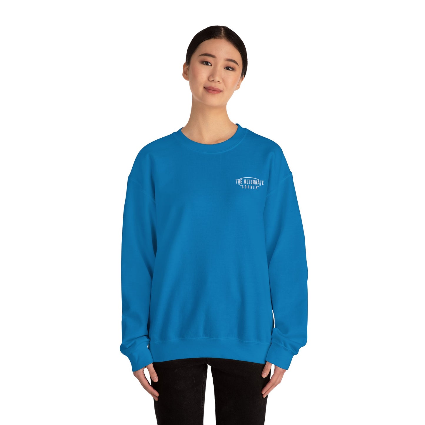 American Customers Only, Logo In The Back, Unisex Heavy Blend™ Crewneck Sweatshirt